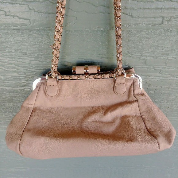 NWT Bebe Stephanie Stud Bow Frame Satchel - Picture 2 of 7